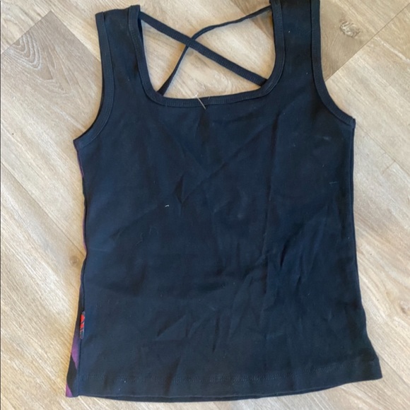 Pink and black spiderweb tank top - Picture 2 of 3